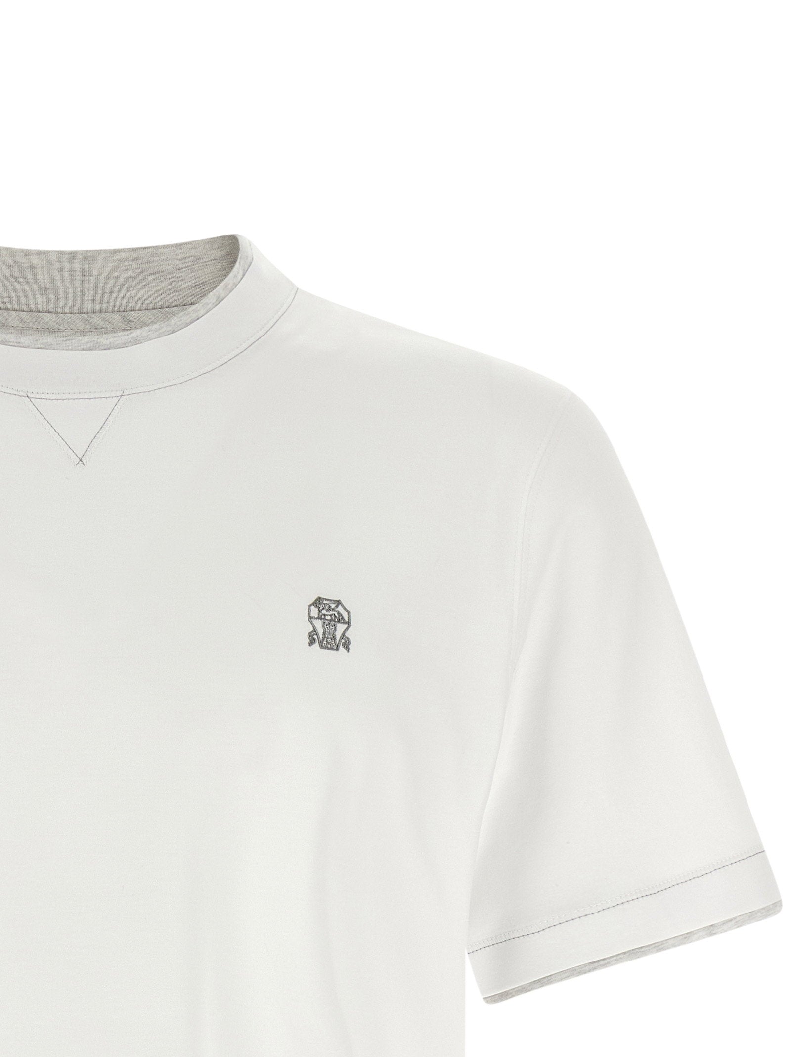Brunello Cucinelli Double Layer T-shirt