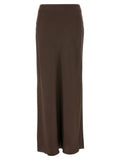 Brunello Cucinelli Slit Skirt