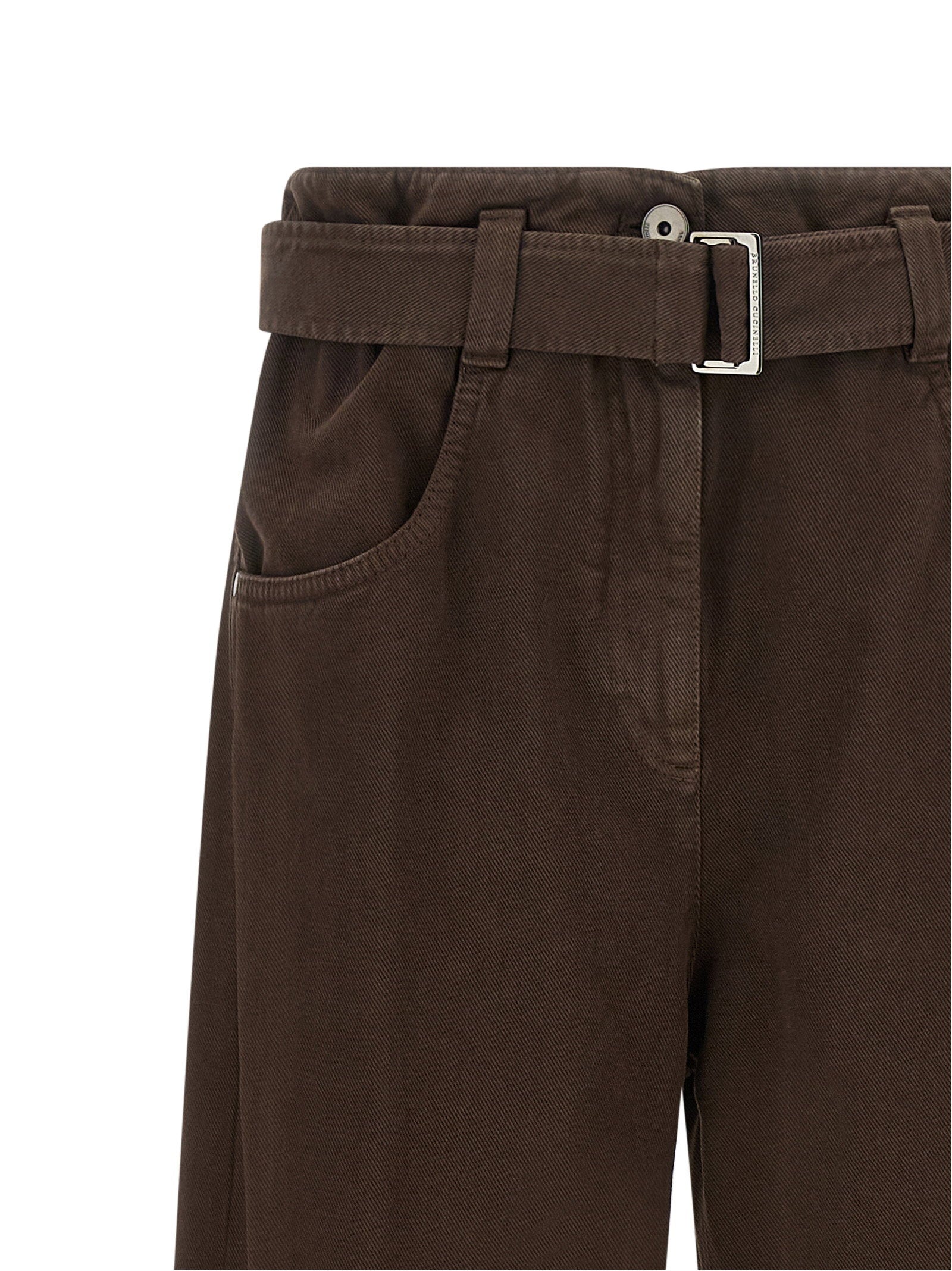 Brunello Cucinelli Belted Jeans
