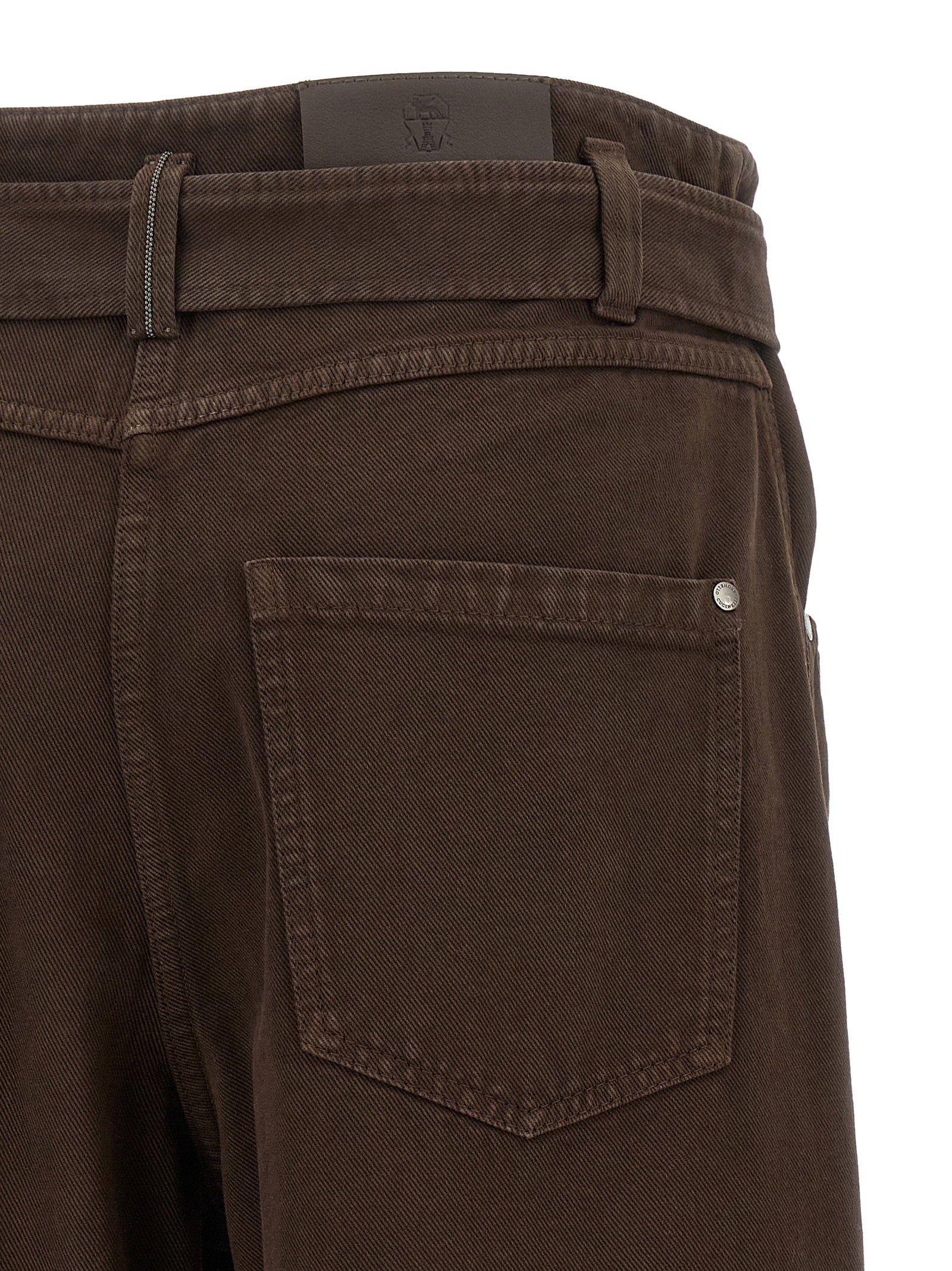 Brunello Cucinelli Belted Jeans