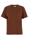 Brunello Cucinelli Shiny Tab T-shirt