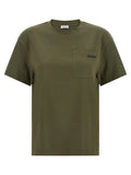 Brunello Cucinelli Shiny Tab T-shirt