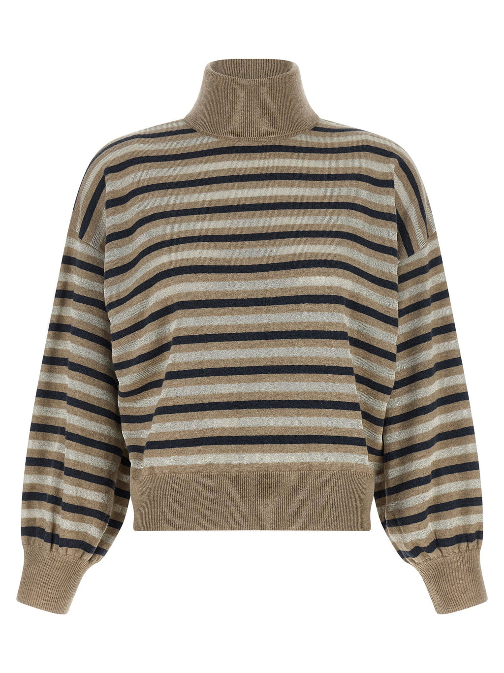Brunello Cucinelli Sparkling Stripes Sweater