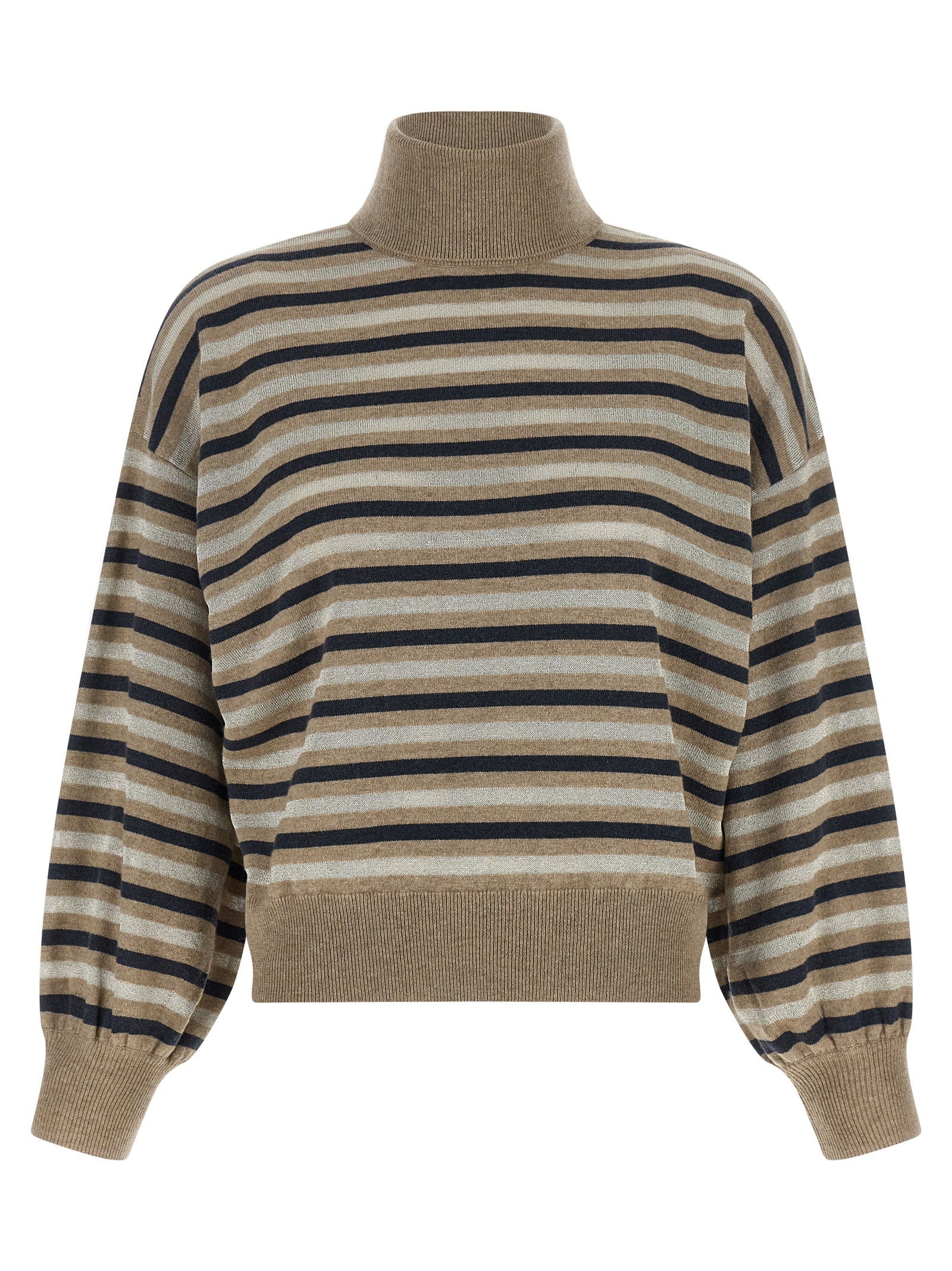 Brunello Cucinelli Sparkling Stripes Sweater
