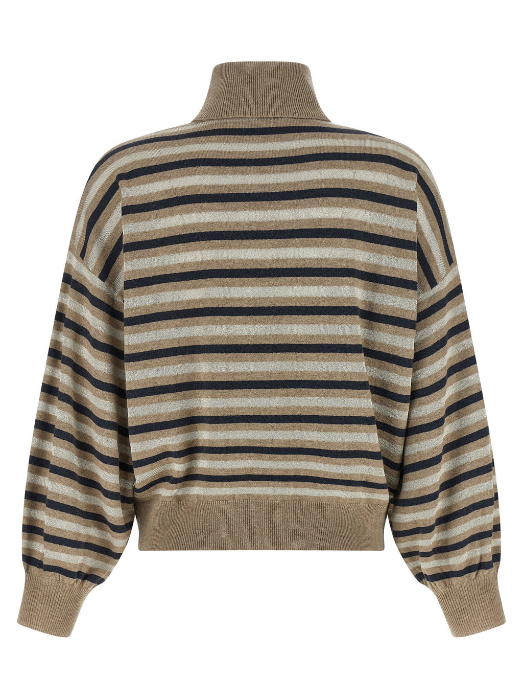 Brunello Cucinelli Sparkling Stripes Sweater
