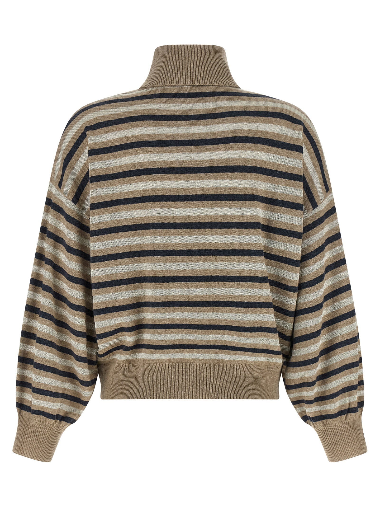 Brunello Cucinelli Sparkling Stripes Sweater