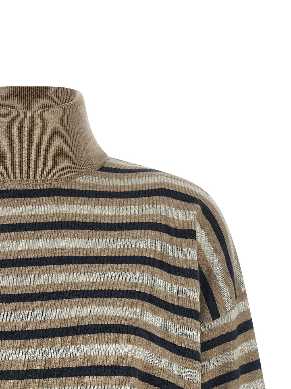 Brunello Cucinelli Sparkling Stripes Sweater