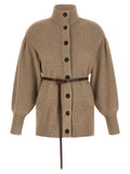 Brunello Cucinelli English Half-ribbed Cardigan