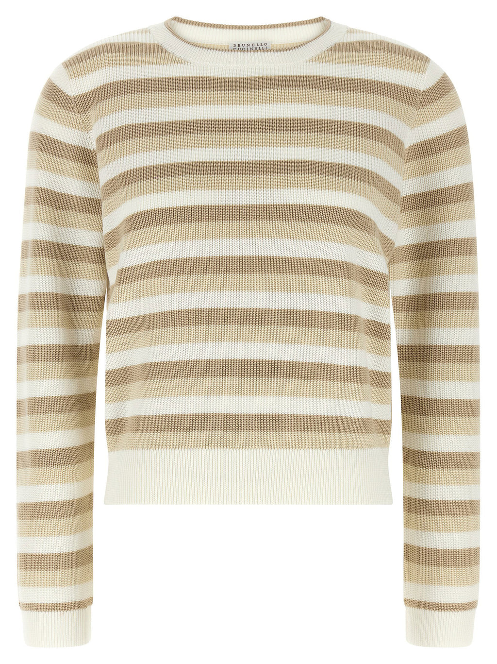 Brunello Cucinelli Striped Cotton Sweater