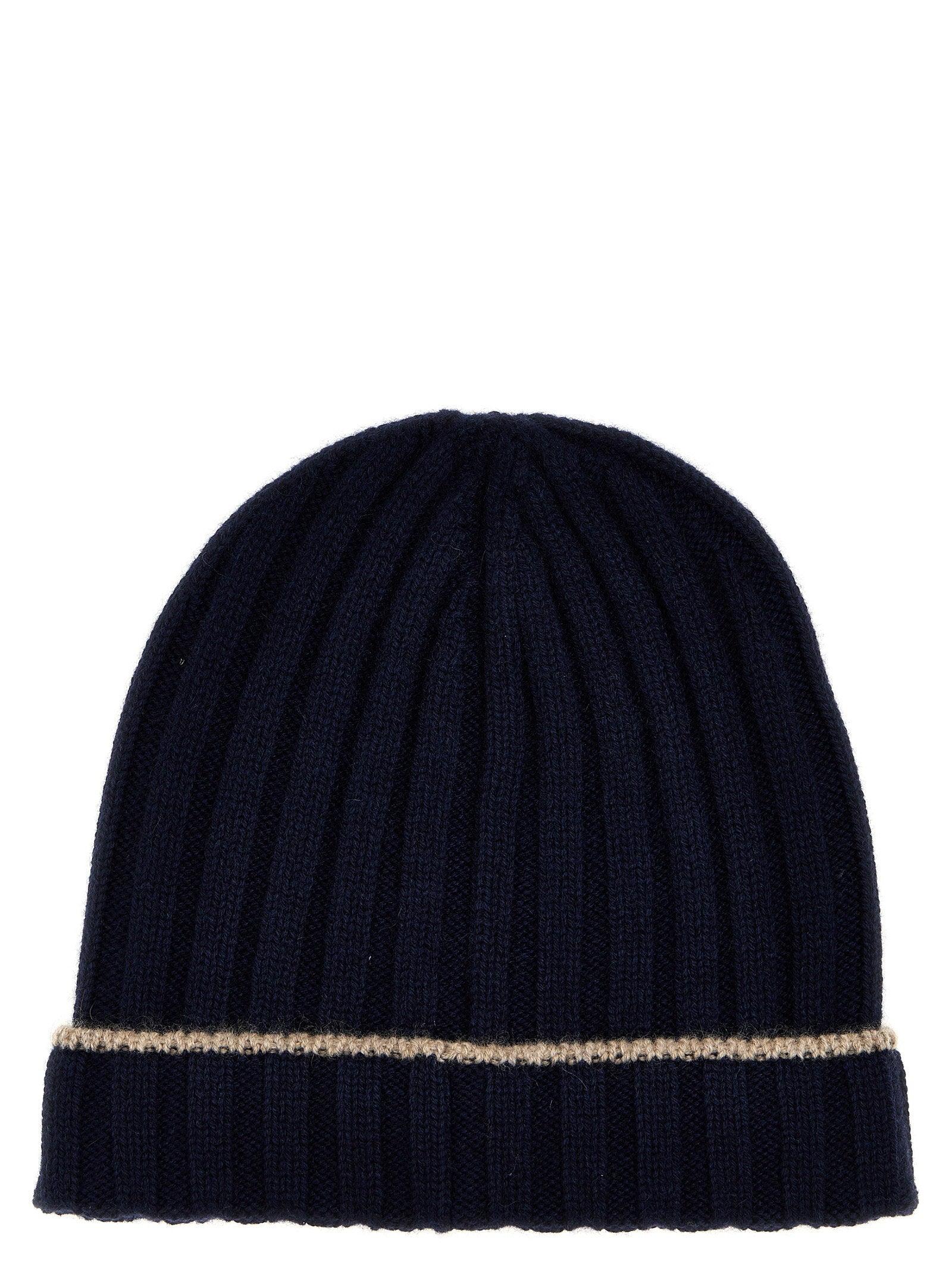 Brunello Cucinelli Contrast Line Beanie