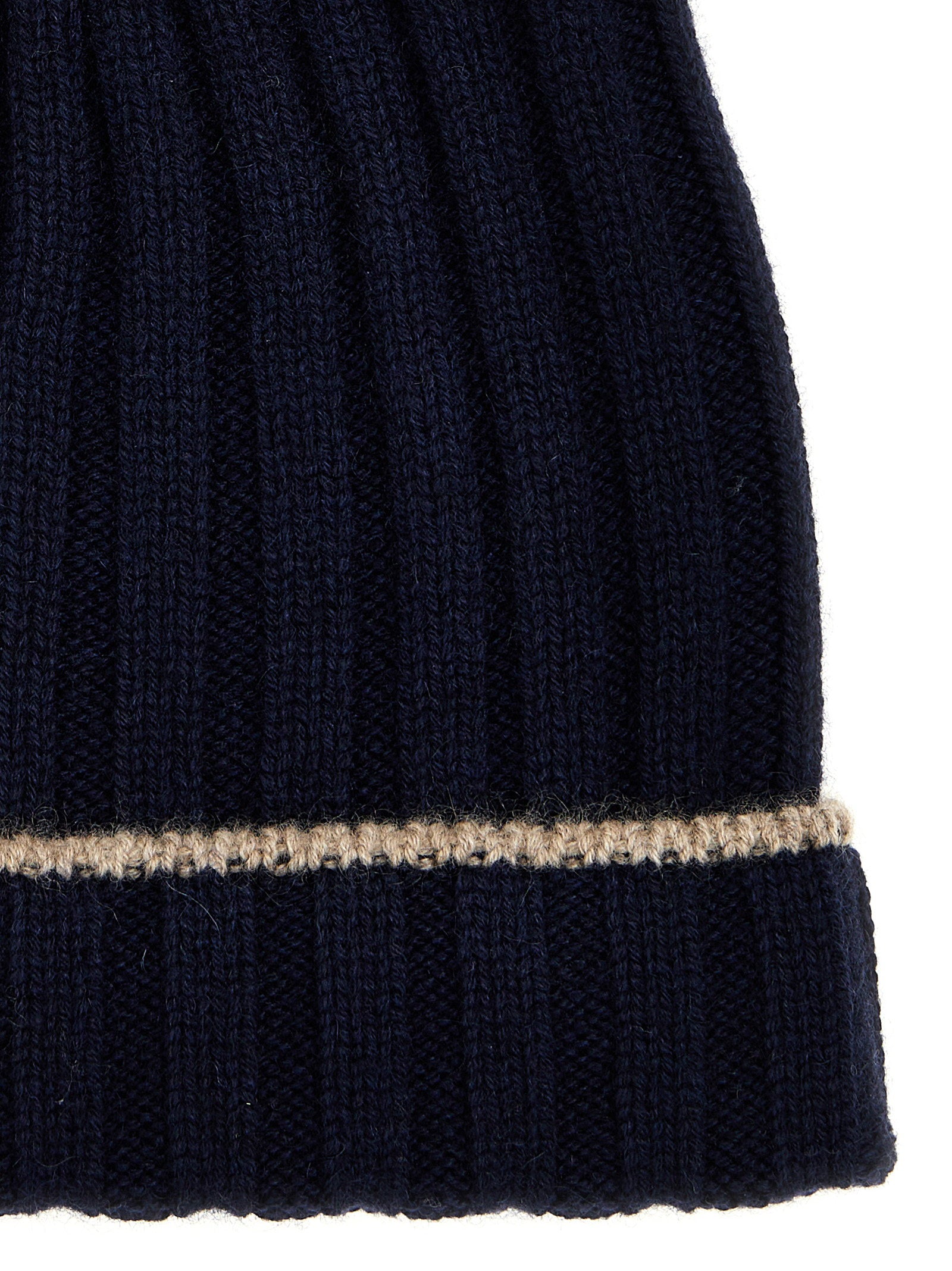 Brunello Cucinelli Contrast Line Beanie