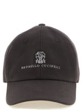 Brunello Cucinelli Logo Embroidery Cap