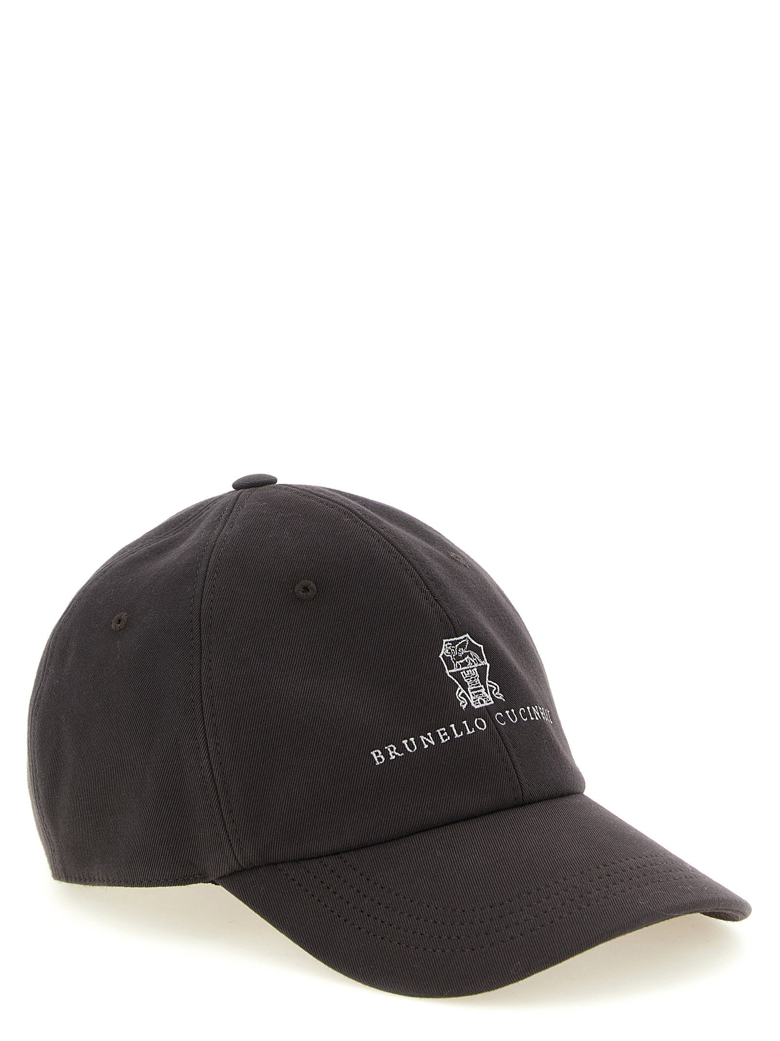 Brunello Cucinelli Logo Embroidery Cap