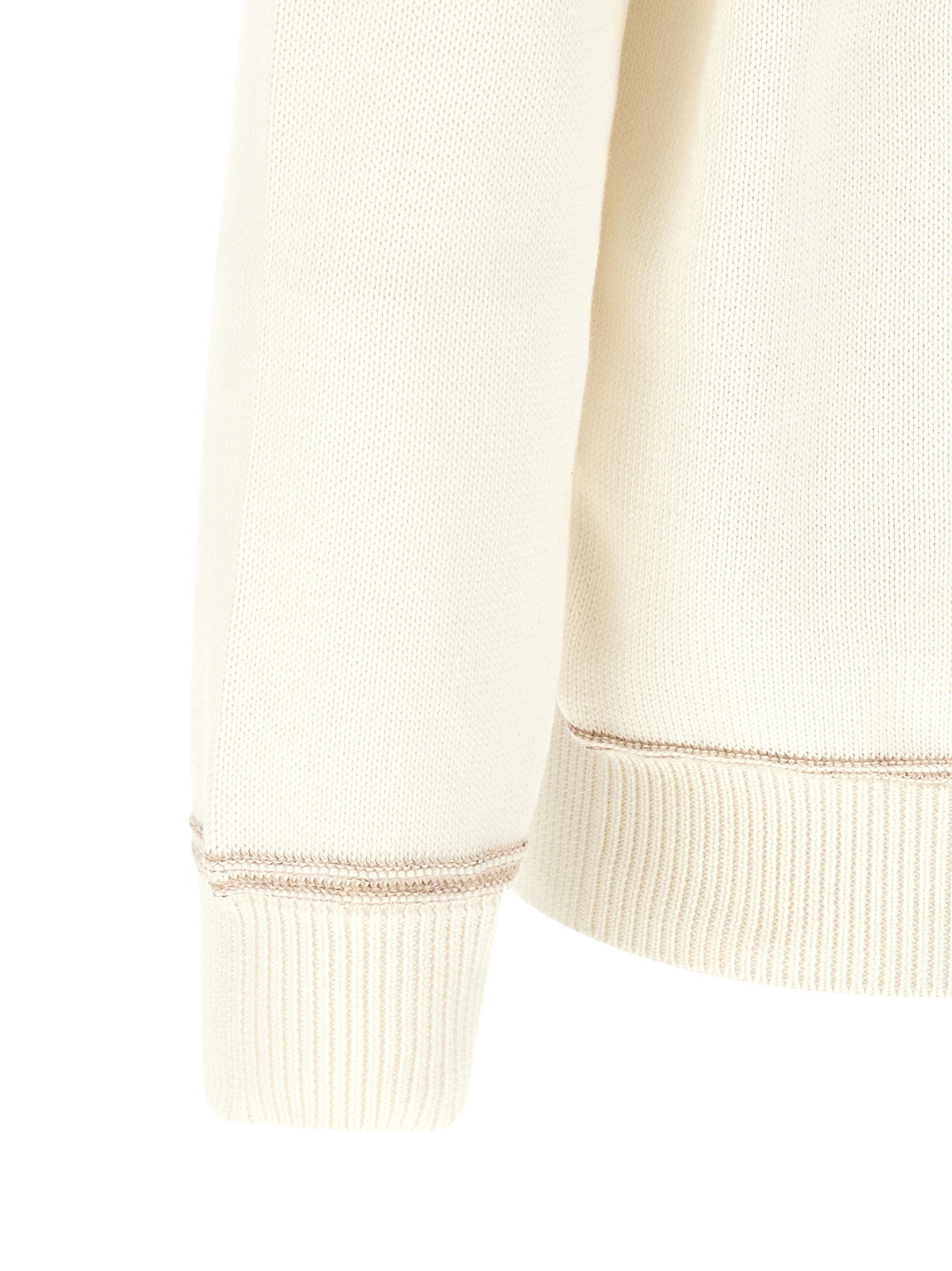 Brunello Cucinelli Braided Jacquard Shoulders Cardigan