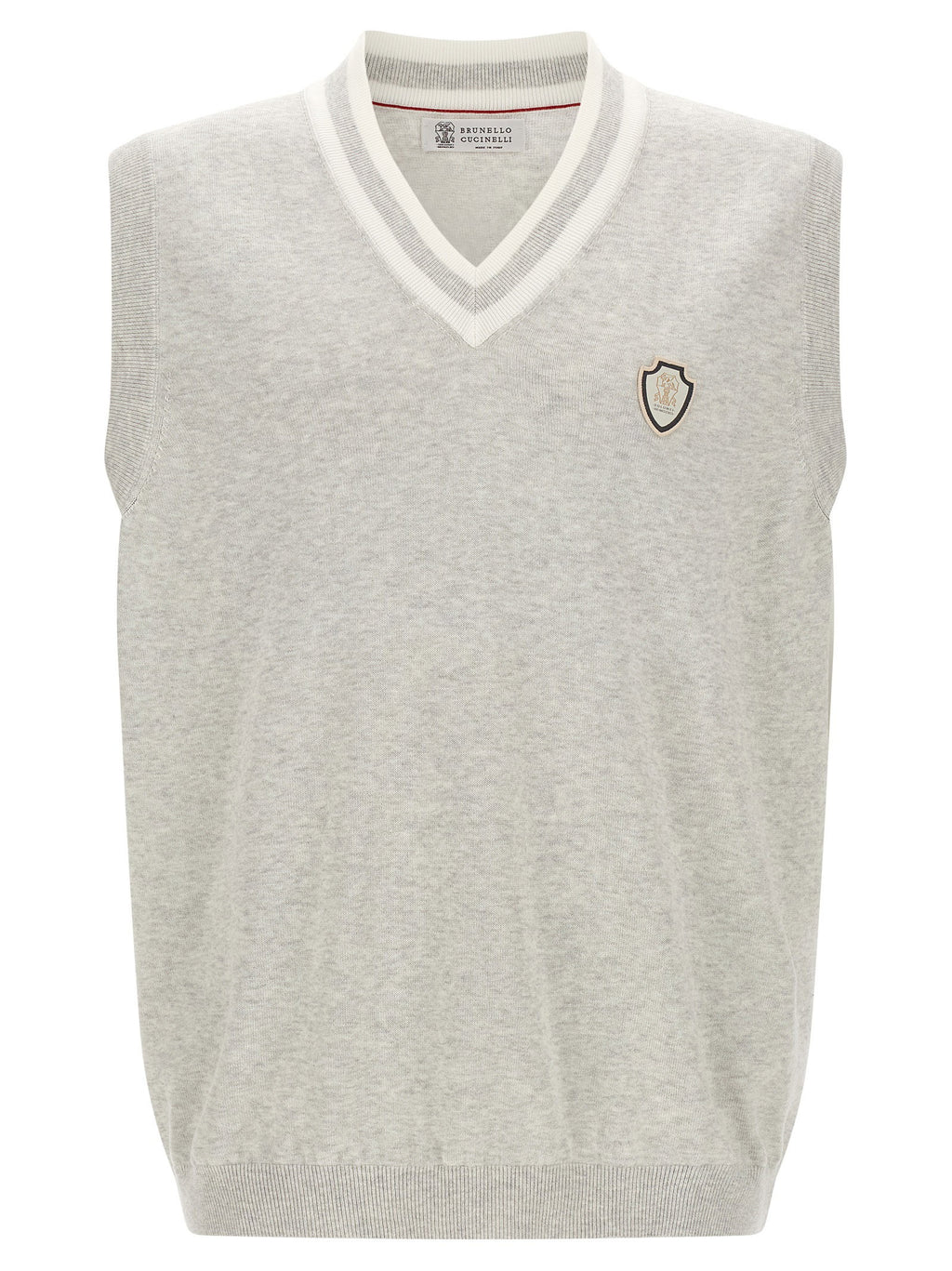 Brunello Cucinelli Heraldic Logo Vest
