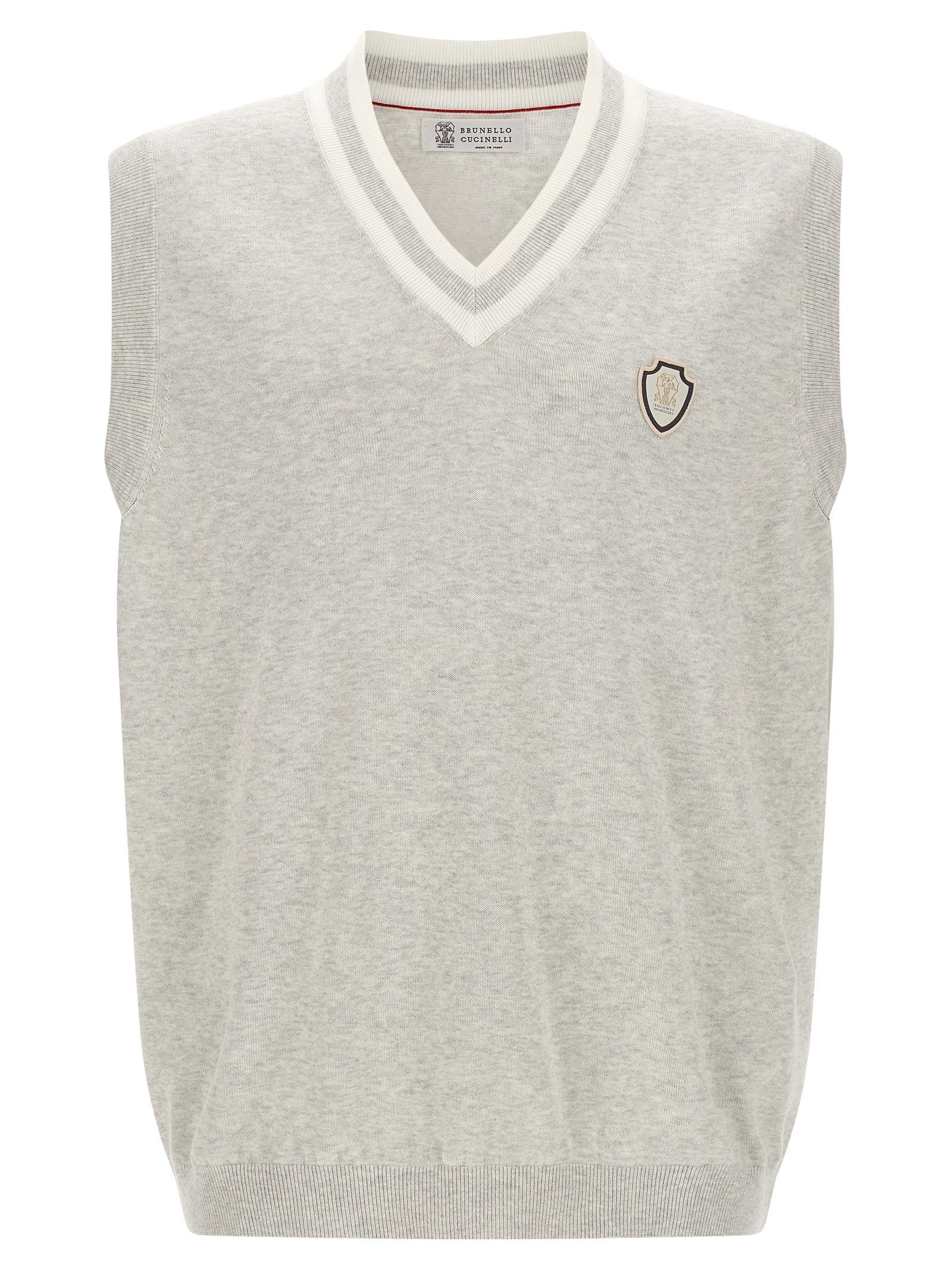 Brunello Cucinelli Heraldic Logo Vest