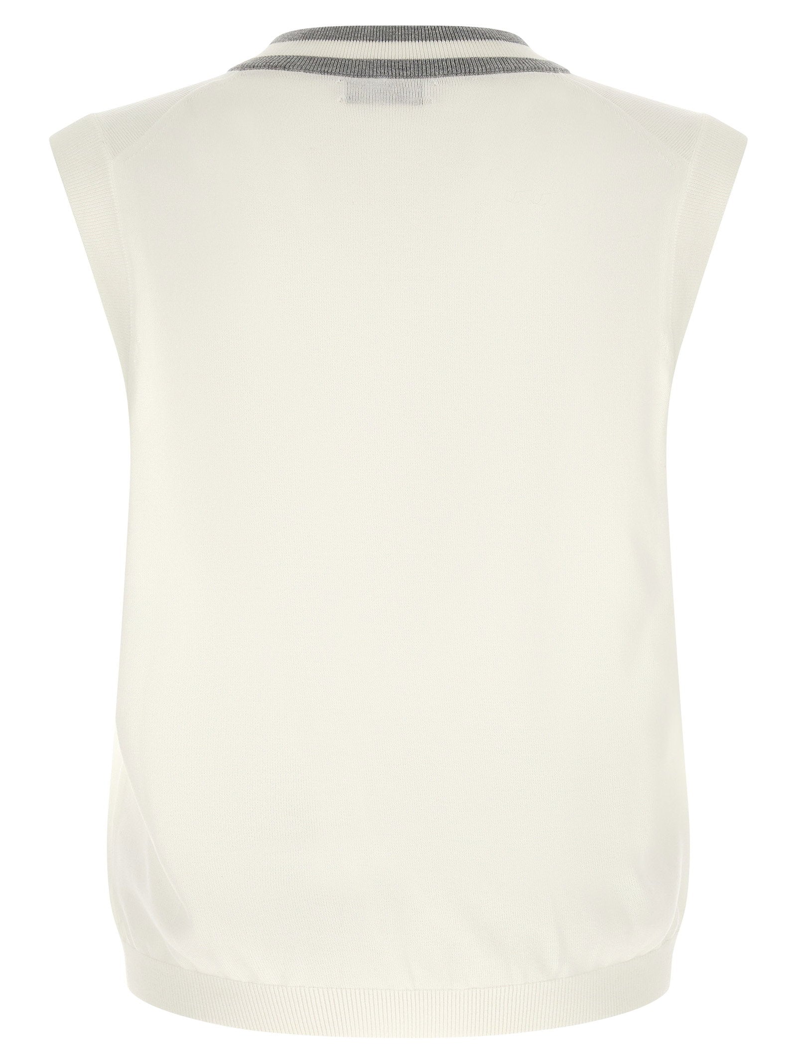 Brunello Cucinelli Logo Patch Vest