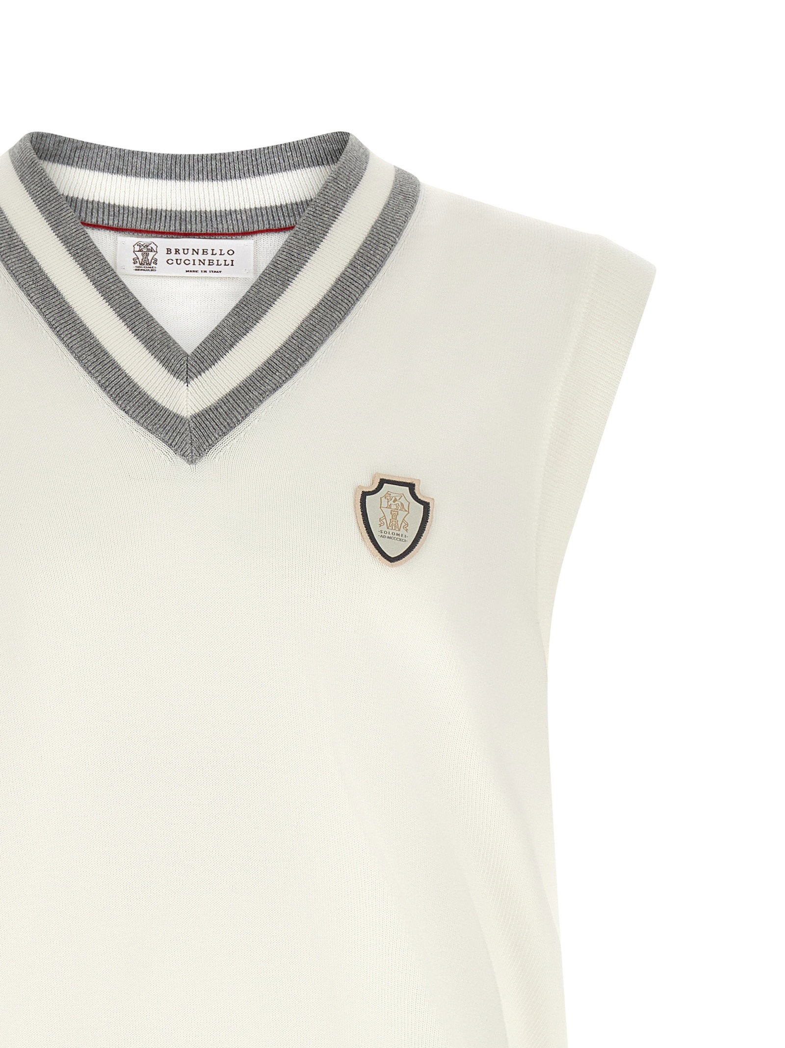 Brunello Cucinelli Logo Patch Vest