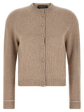 Fabiana Filippi Covered Buttons Cardigan