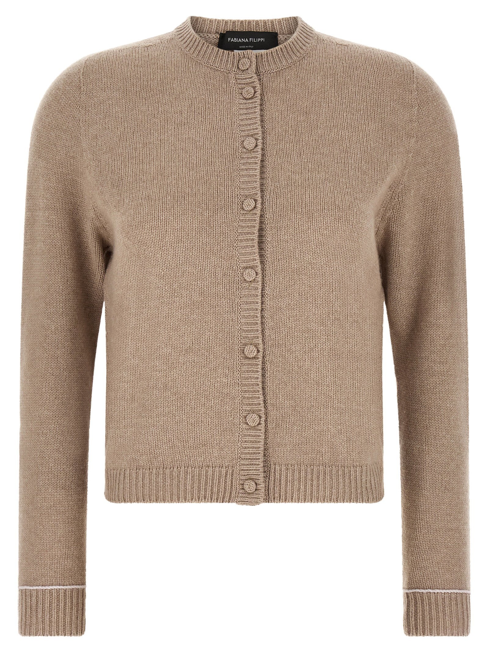 Fabiana Filippi Covered Buttons Cardigan