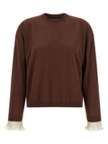 Fabiana Filippi Pleated Cuffs Sweater