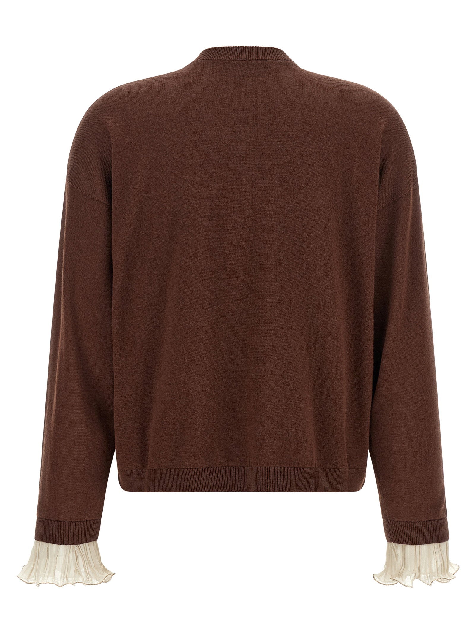 Fabiana Filippi Pleated Cuffs Sweater