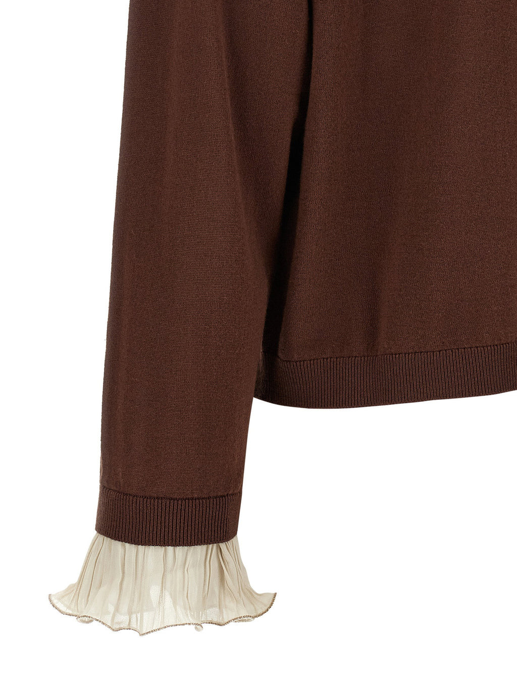 Fabiana Filippi Pleated Cuffs Sweater