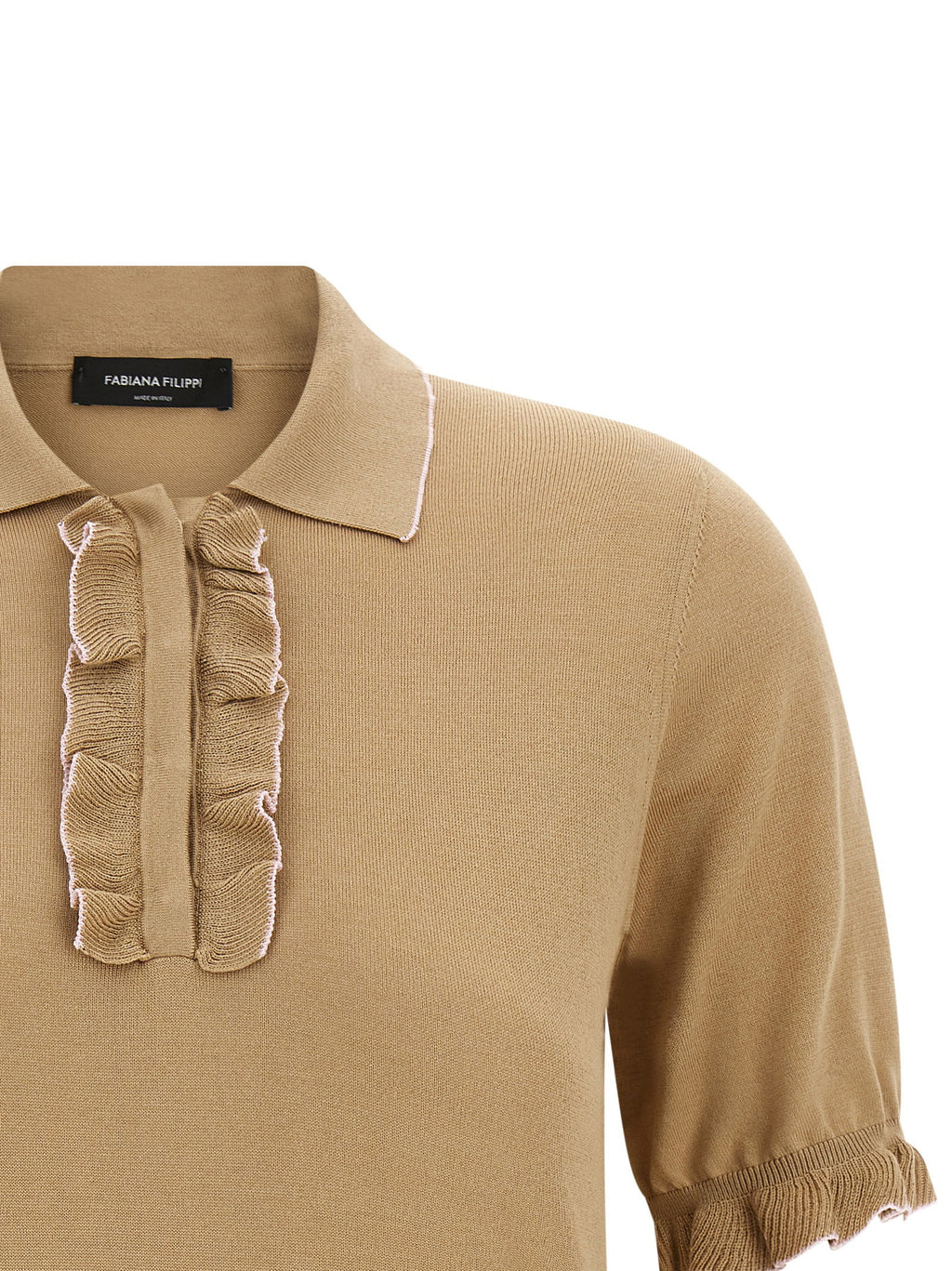 Fabiana Filippi Cotton Silk Polo Shirt