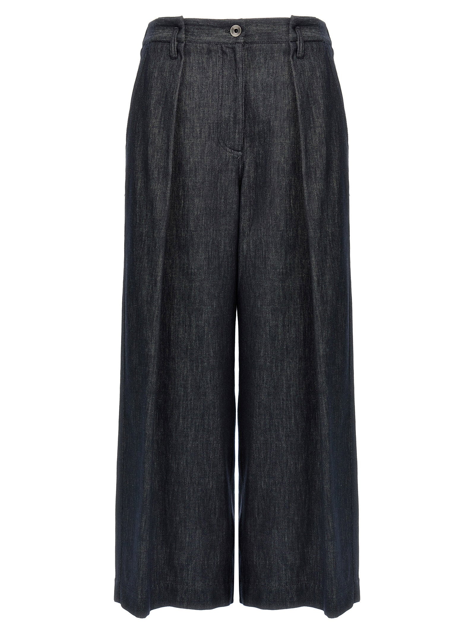 Brunello Cucinelli A-line Pleated Pants