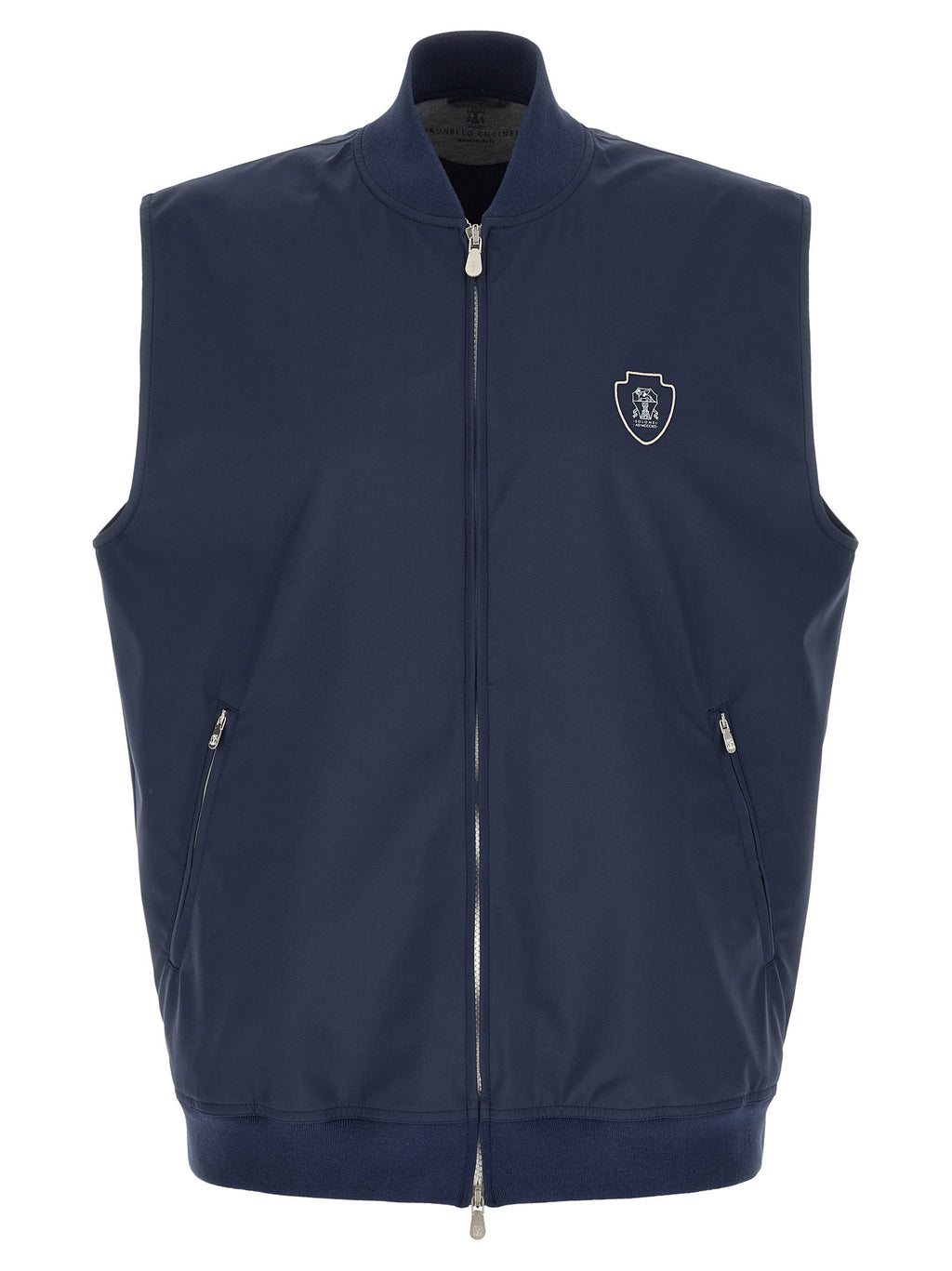 Brunello Cucinelli Logo Nylon Vest
