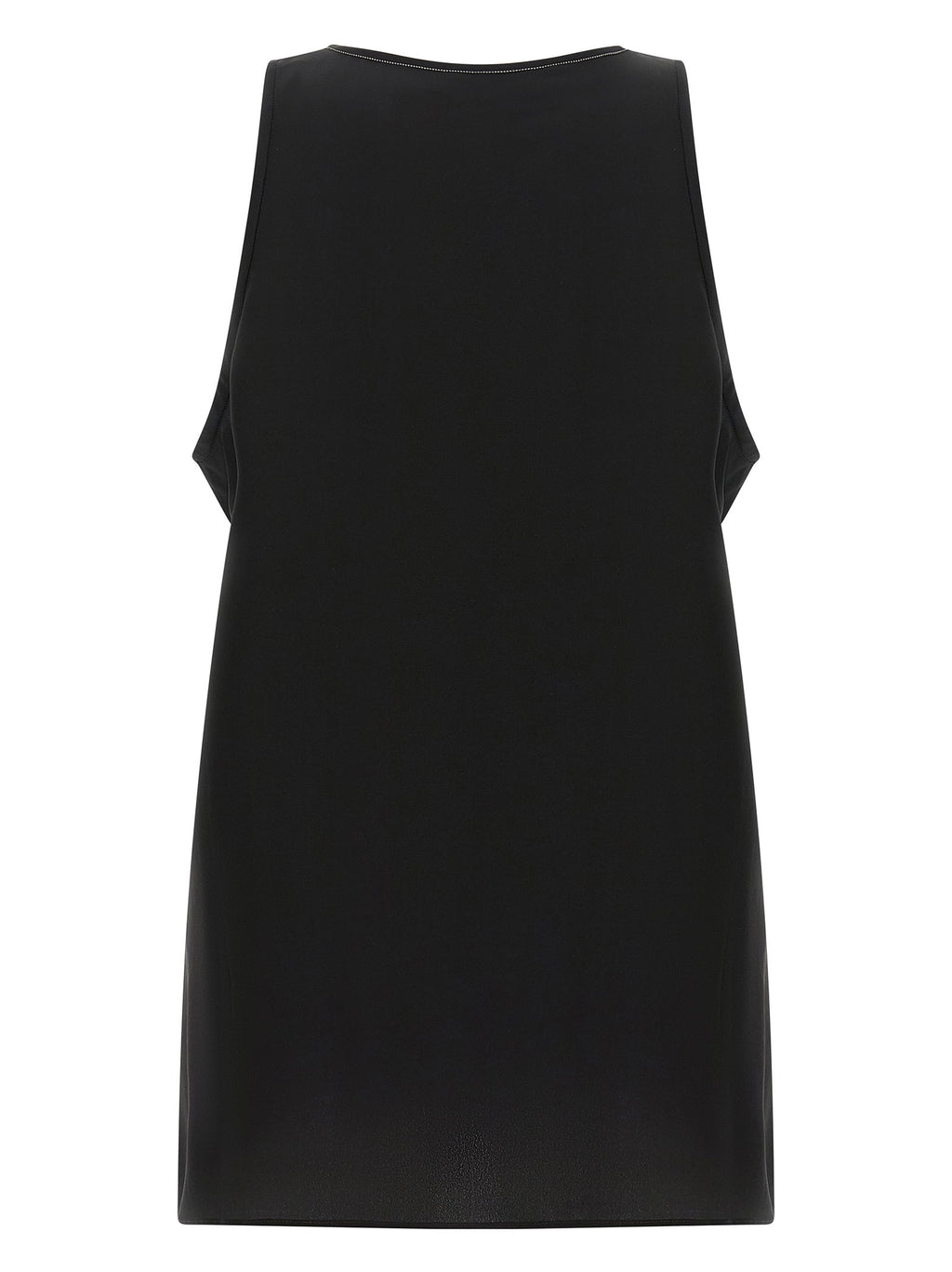 Brunello Cucinelli Monile Silk Top
