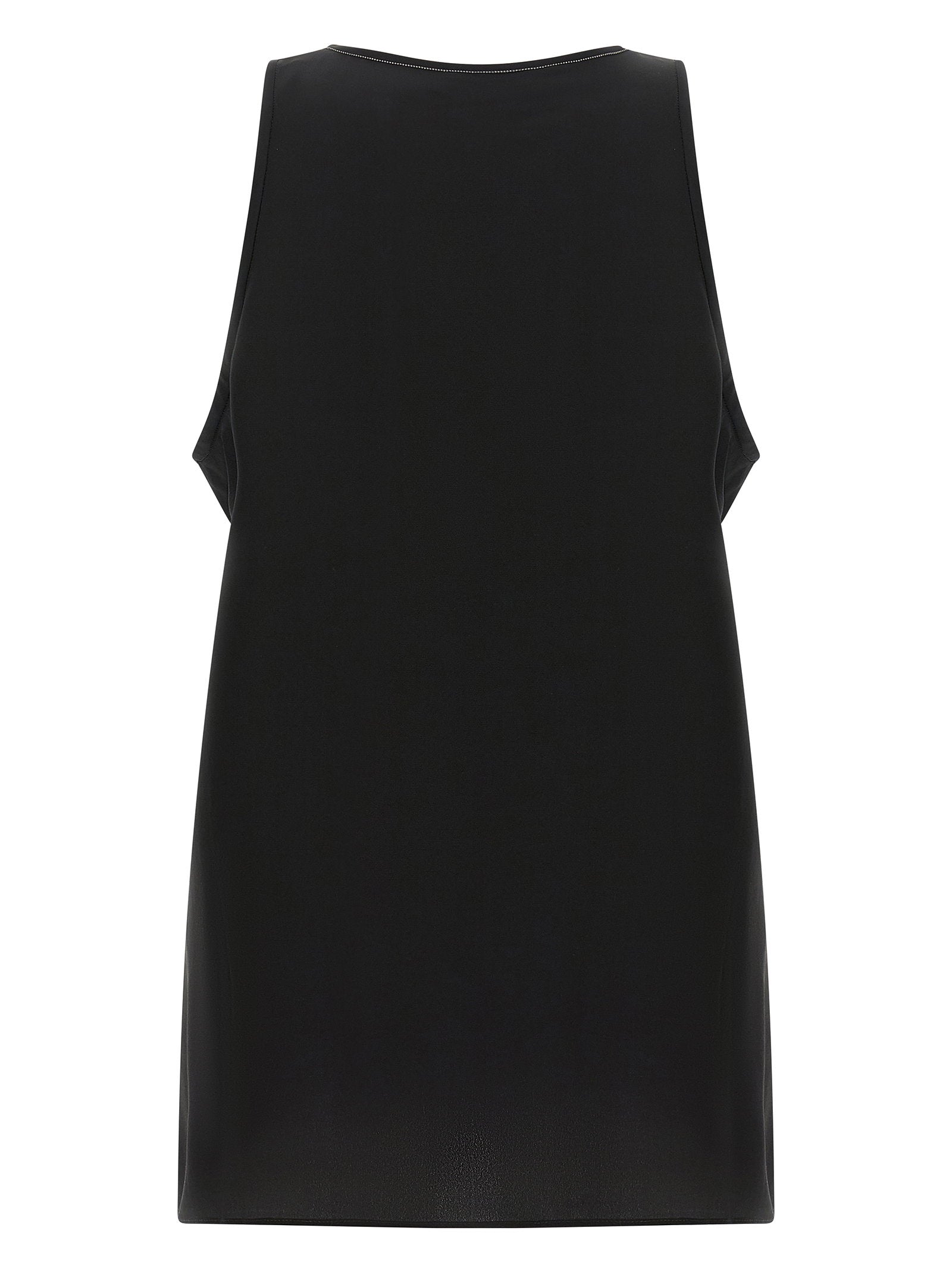 Brunello Cucinelli Monile Silk Top