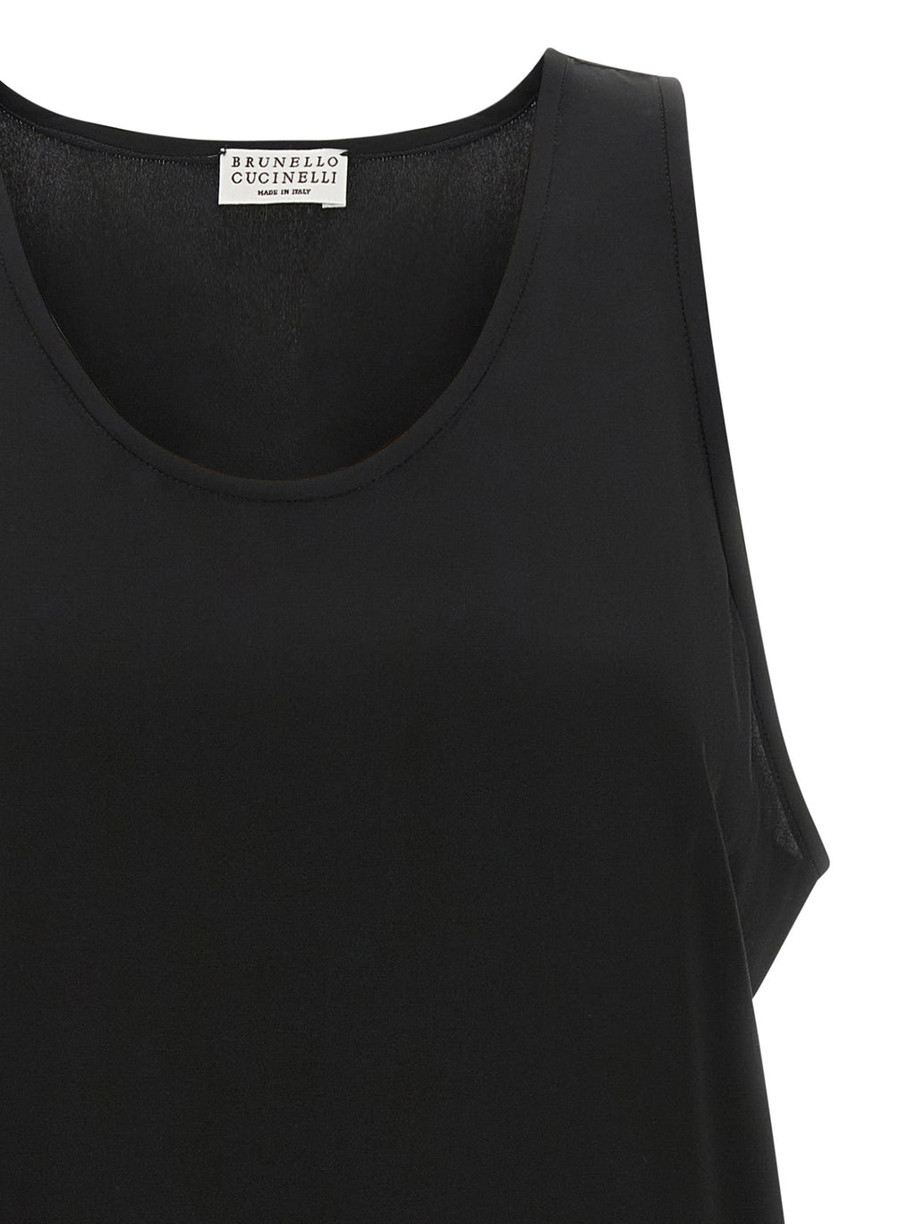 Brunello Cucinelli Monile Silk Top