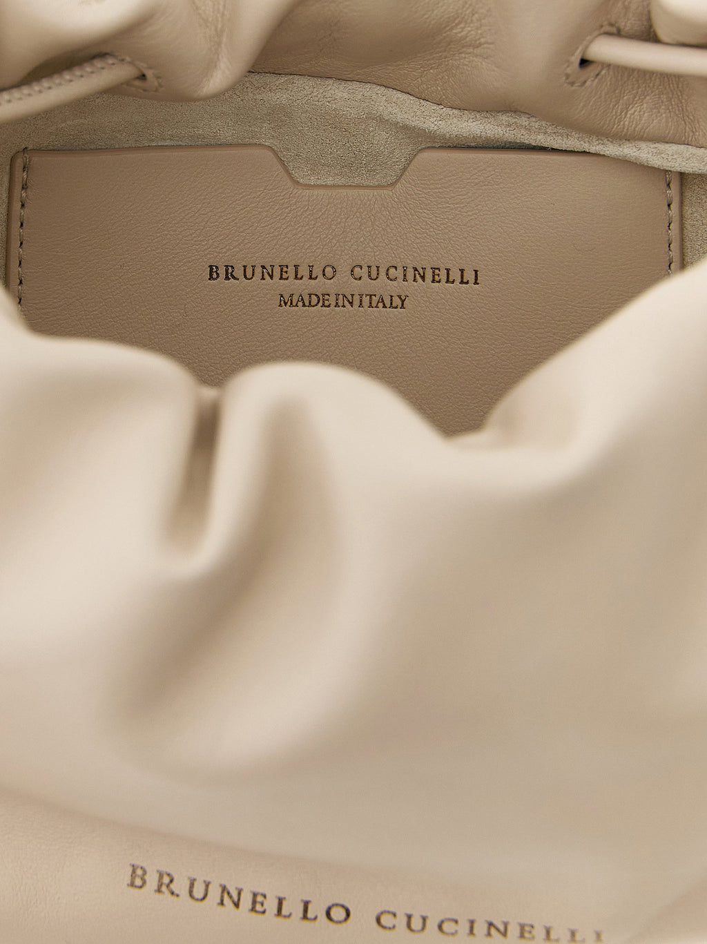 Brunello Cucinelli Bucket Mellow Mini Crossbody Bag