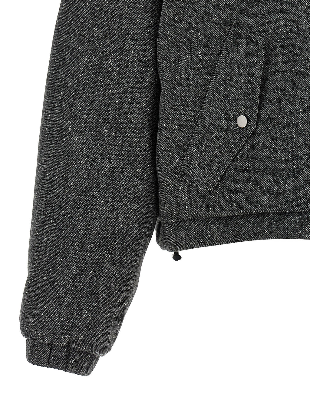 Brunello Cucinelli Shiny Zipper Pull Down Jacket
