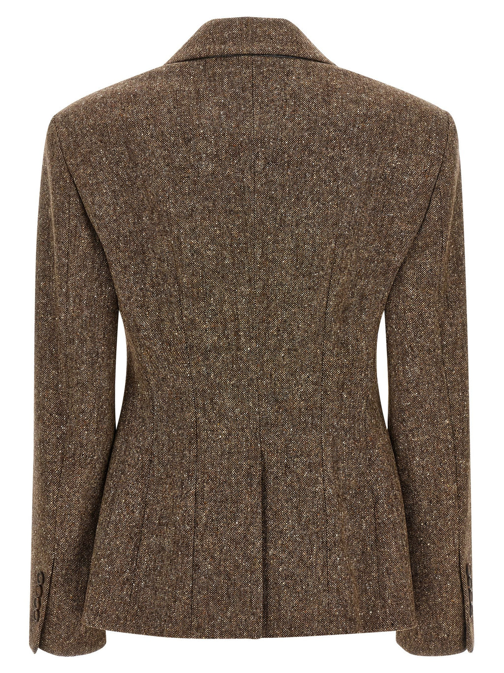 Brunello Cucinelli Donegal Wool Double-breasted Blazer
