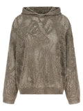 Brunello Cucinelli Openwork Hooded Sweater