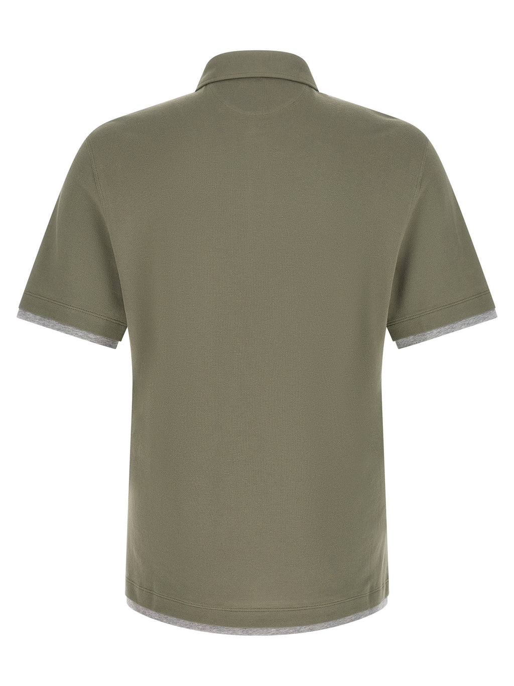 Brunello Cucinelli Faux Layering Polo Shirt