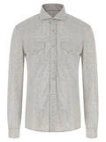 Brunello Cucinelli Piqué Cotton Shirt