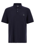 Brunello Cucinelli Logo Piqué Polo Shirt