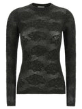 Brunello Cucinelli Flower Lace Sweater