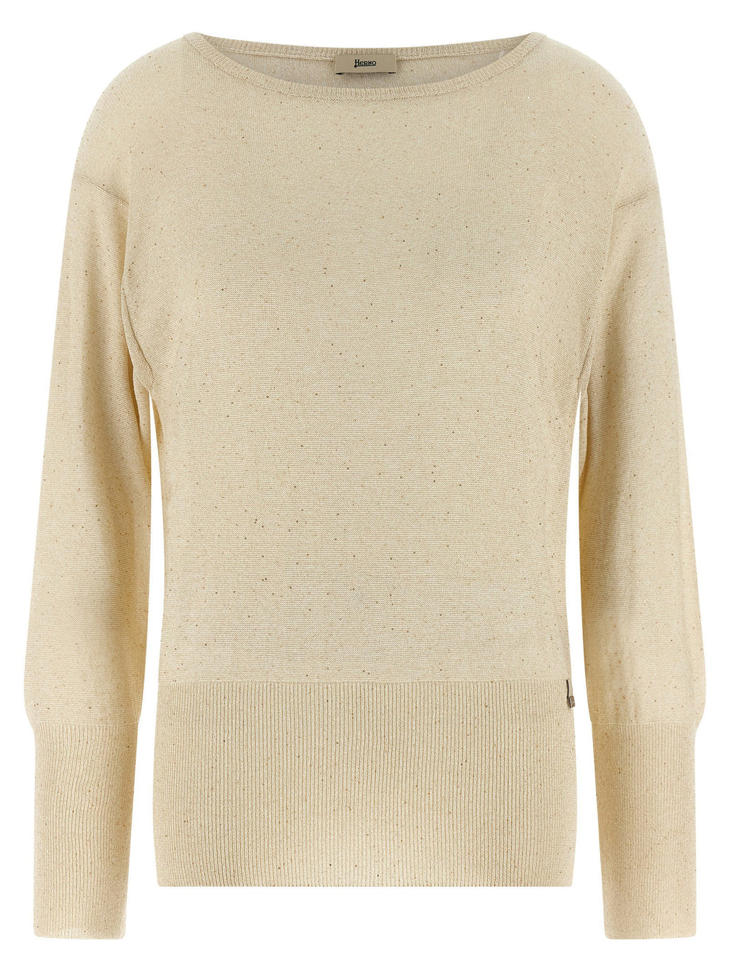 Herno Lamé And Sequin Yarn Sweater