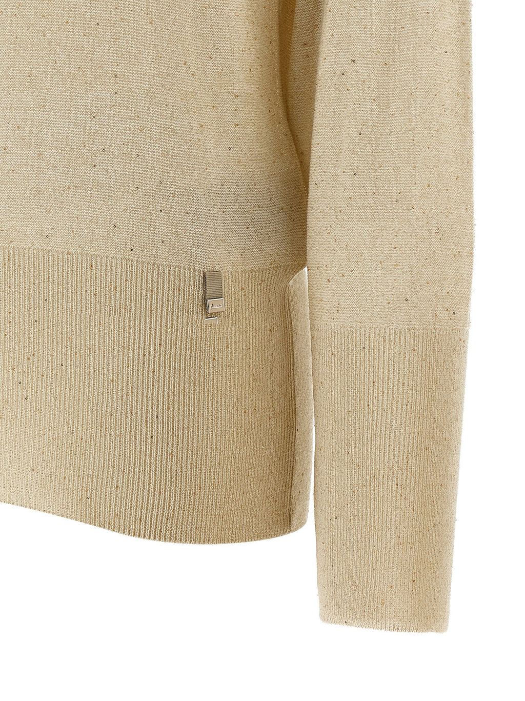Herno Lamé And Sequin Yarn Sweater
