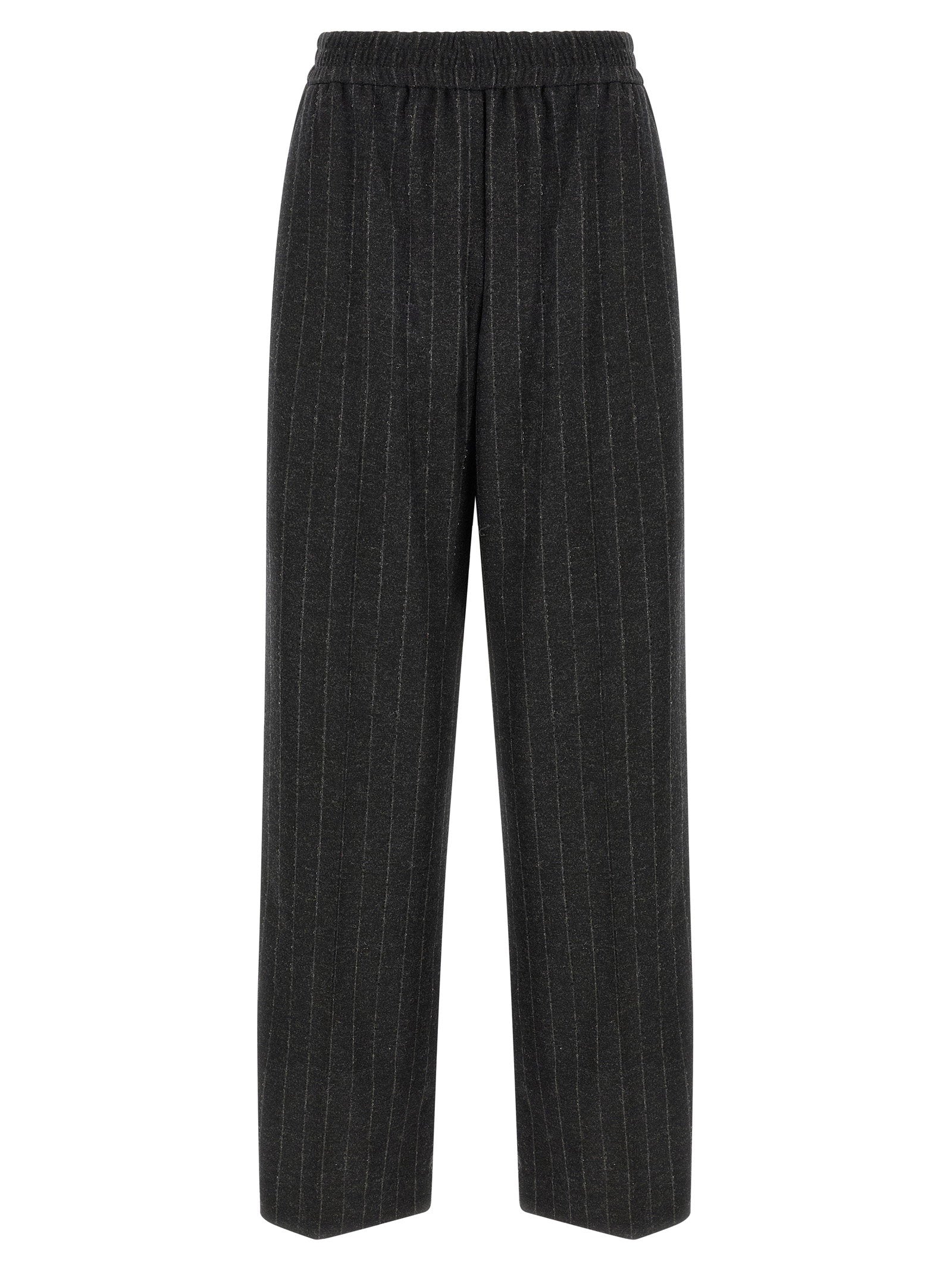 Brunello Cucinelli Micro Sequin Pinstripe Pants