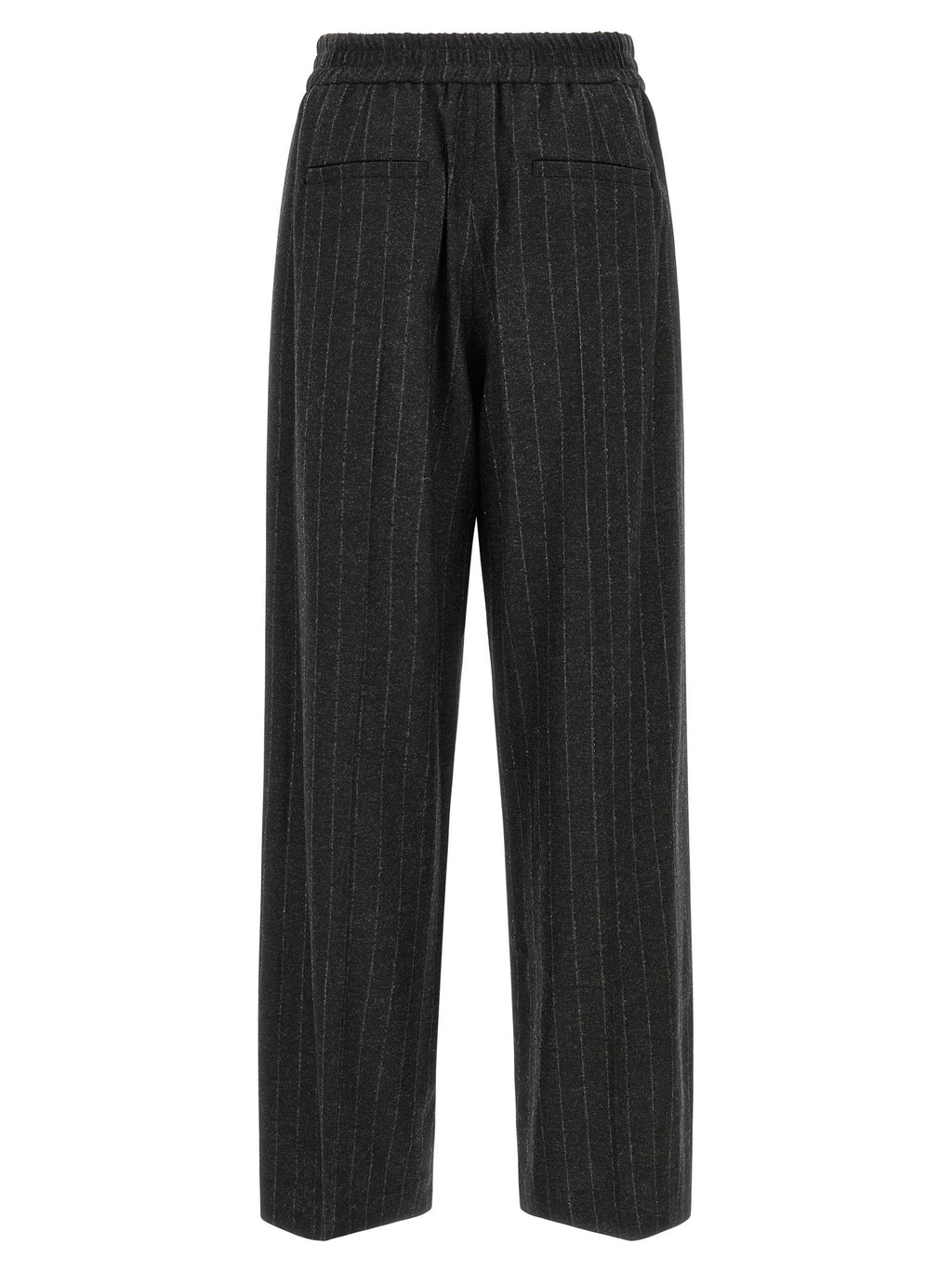 Brunello Cucinelli Micro Sequin Pinstripe Pants