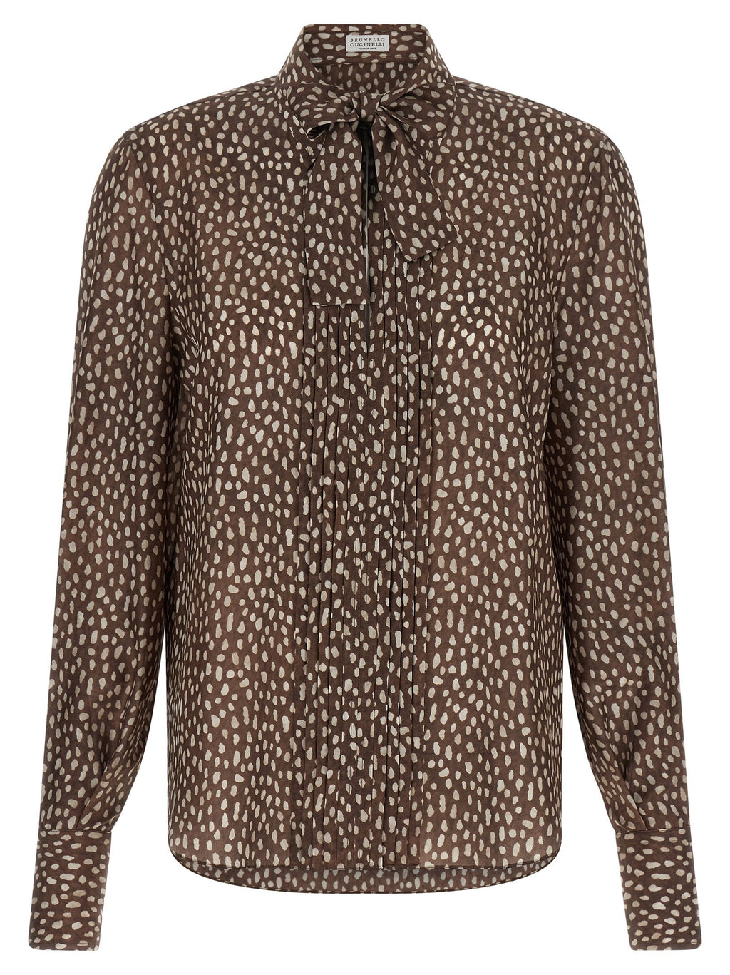 Brunello Cucinelli Lavallière Collar Shirt