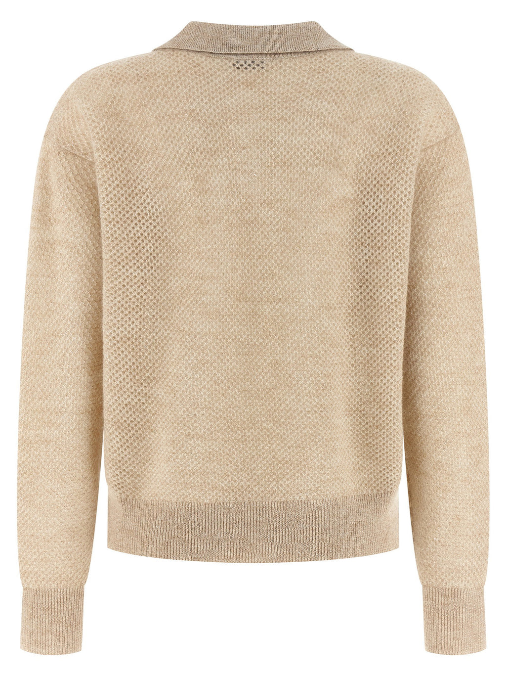 Brunello Cucinelli Waffle Processing Polo Shirt