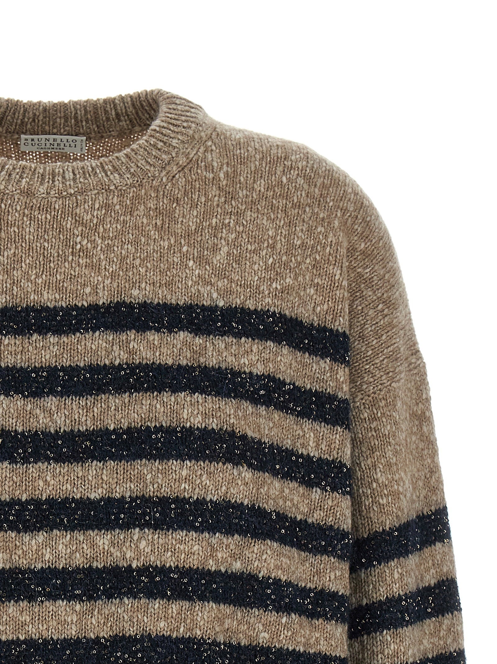 Brunello Cucinelli Dazzling Stripes Sweater