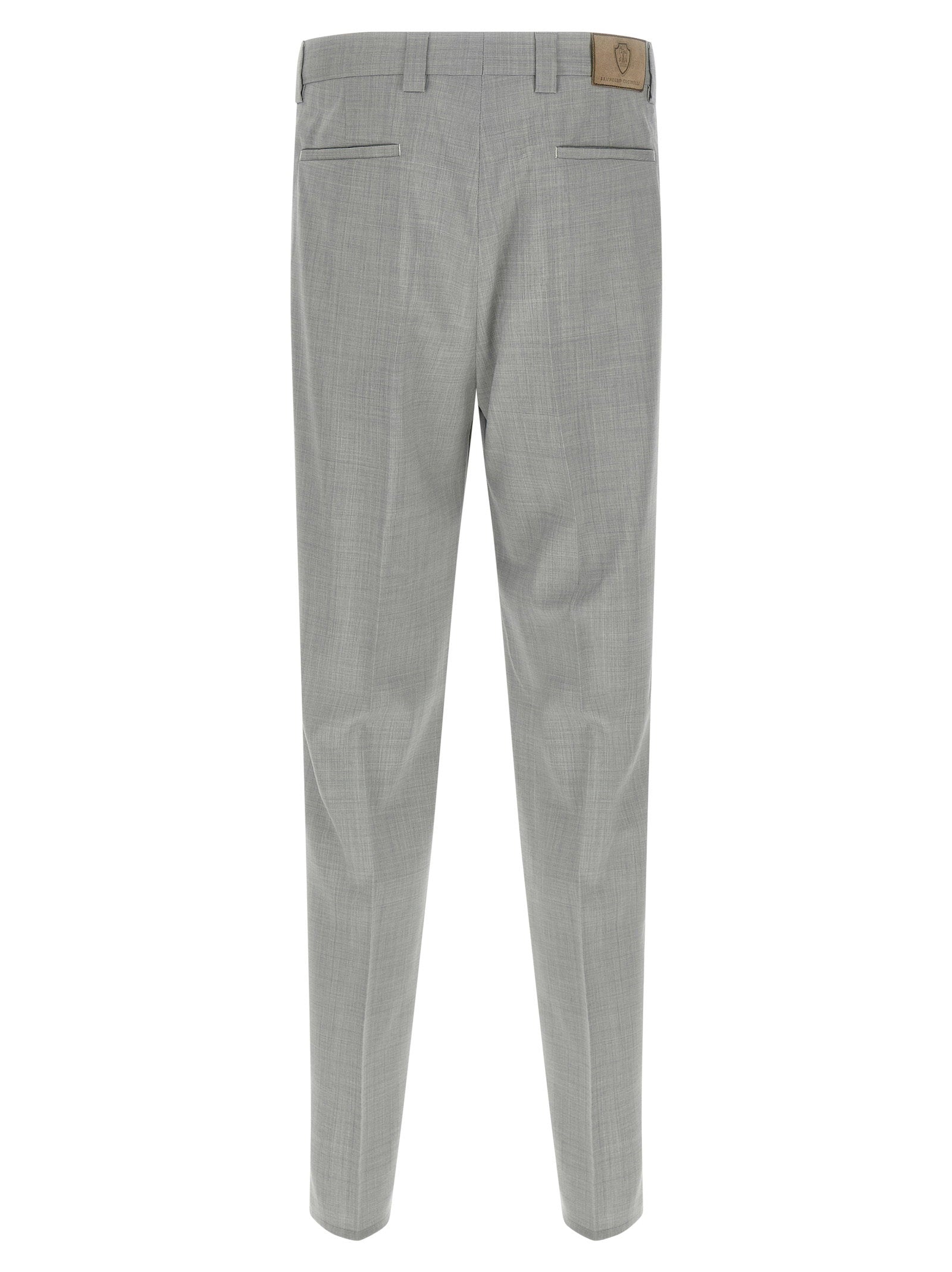 Brunello Cucinelli Mélange Wool Pants
