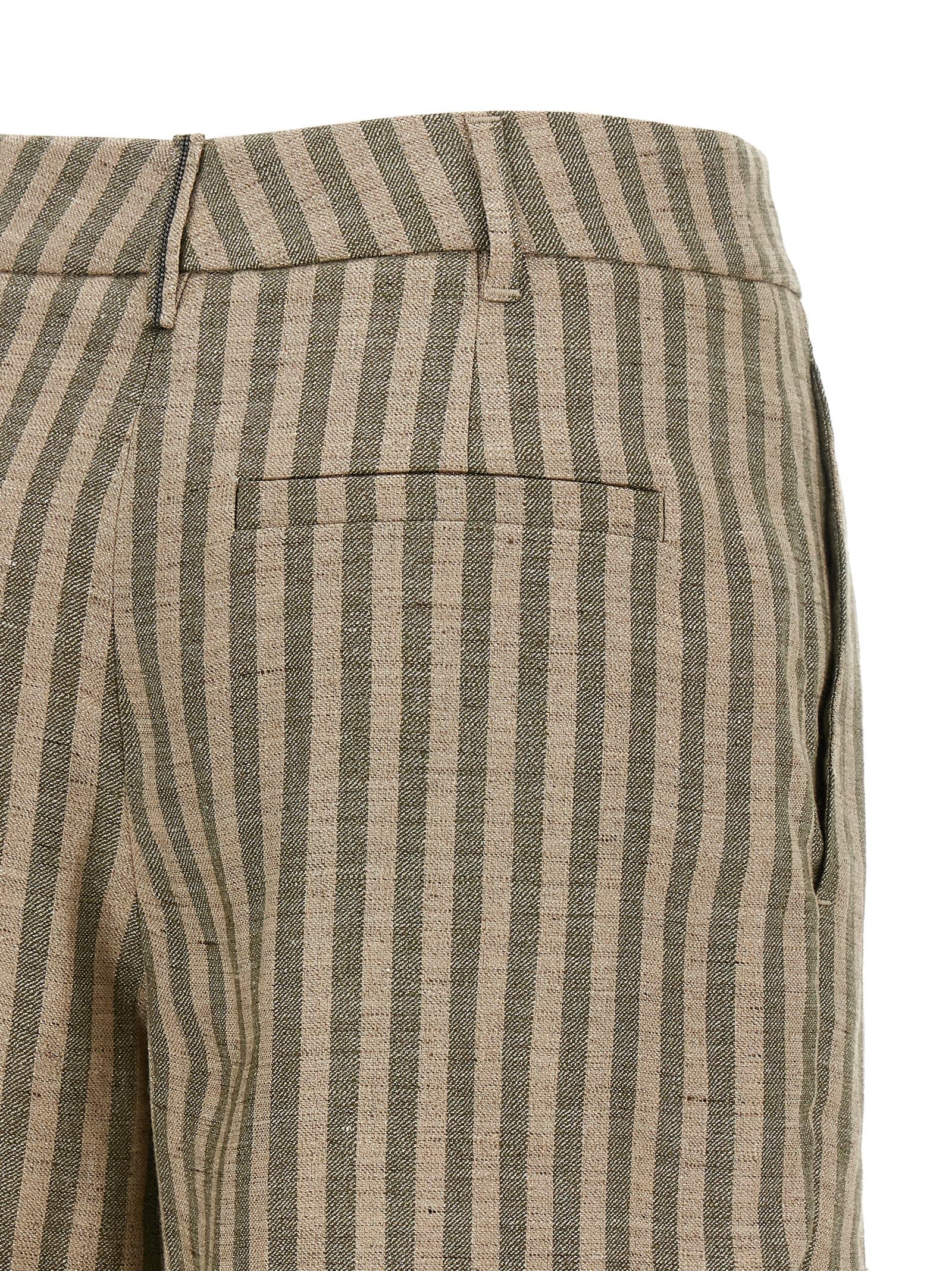 Brunello Cucinelli Striped Bermuda Shorts